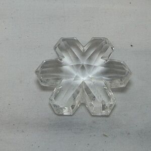 Vintage Swarovski Crystal Clear Snowflake 8811 Pendant/ Suncatcher; 2"